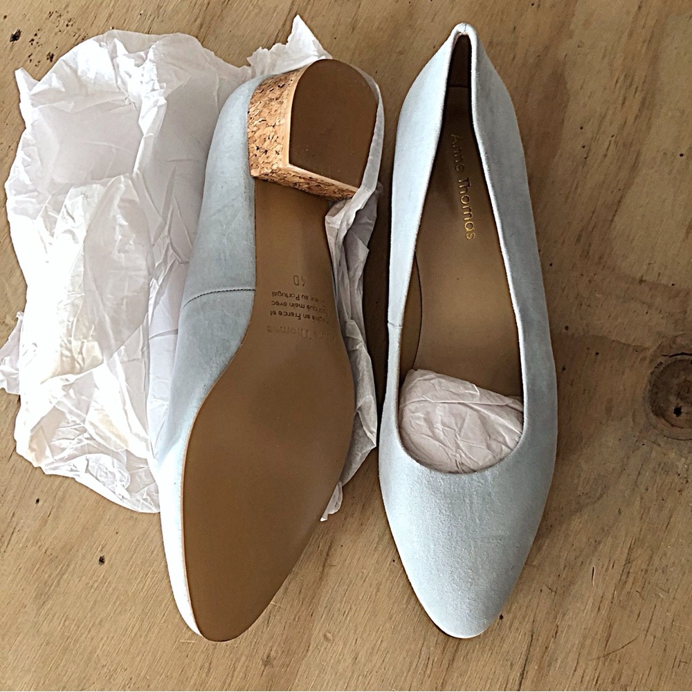 Anne Thomas Cork Heel- new!